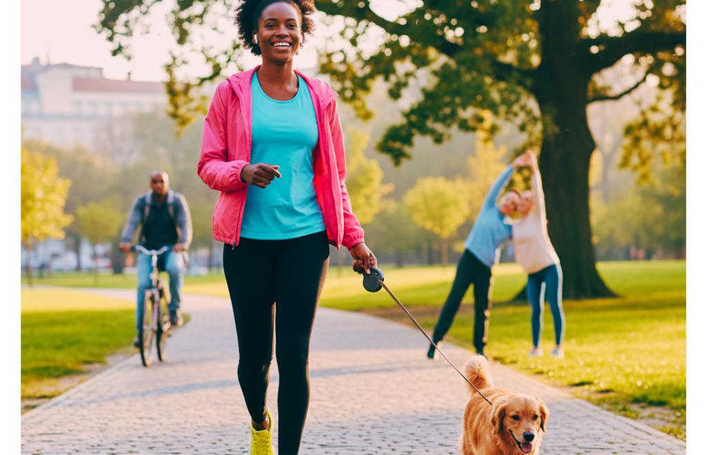 Walking is a top way to move.