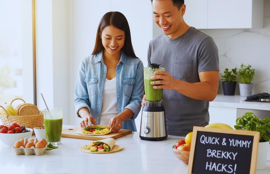 Quickly preparing a healthy breakfast