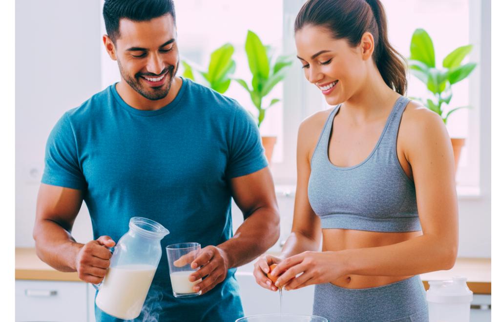 Eggs and Milk The Muscle Maker