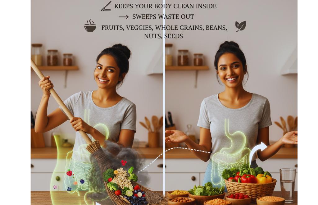 Fiber keeps your body 